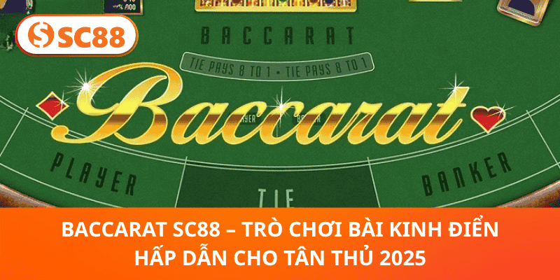 Baccarat SC88 – Trò Chơi Bài Kinh Điển Hấp Dẫn Cho Tân Thủ 2026 - hình ảnh - sc88go.com